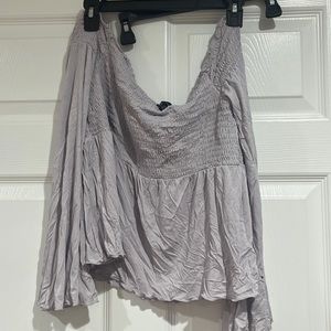 American eagle off the shoulder long sleeve